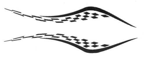Rallye streifen links - links, und